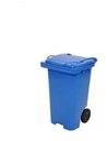 Ver imagem 1 de Lixeira Contentor Plastico Tipo Gari 240 Litros Cor:verde