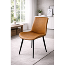 Ver imagem 1 de Cadeira de Jantar Basic Marrom Couro Estofada