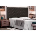 Ver imagem 5 de Cabeceira Dubai para Cama Box Solteiro 90cm Corino Marrom - D’Rossi