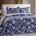 Ver imagem 2 de Colcha Patchwork Casal Dupla Face C/ Porta Travesseiro Lucca 7 Rozac