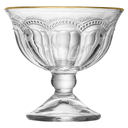 Ver imagem 2 de Taça para Sobremesa Belle Époque com Fio de Ouro Incolor 180ml Lyor