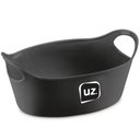 Ver imagem 1 de Kit 24 Cestos para Servir Batata Frita Preto 21x9cm Restaurante Bar Lancheria Uz Utilidades