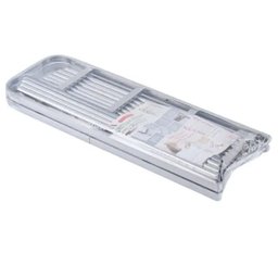 Sapateira Prateleira Inox 4 Andares Calçado Tenis Sapato Sandalia Sapatilha Estante Rack Organizaçao - 3