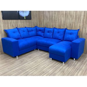 Sofá Canto Azul 110 Áustria