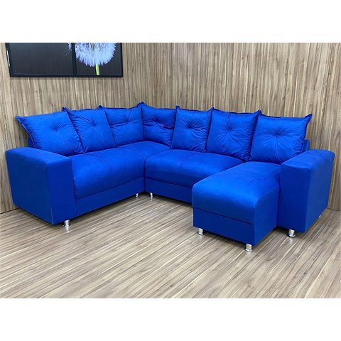 Sofá Canto Azul 110 Áustria