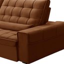 Ver imagem 7 de Sofá Retrátil Reclinável para Sala 4 Lugares 290cm Nebrasca F04 Veludo Terracota - Lyam Decor