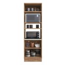 Ver imagem 7 de Cozinha Modulada 4 Peças 7 Portas 3 Gavetas com Divisor de Talheres 1 Nicho para Forno Viena Bege/Lo