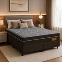 Ver imagem 4 de Colchão Queen Sr Life Silver Molas Ensacadas Espuma D26 158x198x27cm Marrom