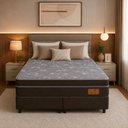 Ver imagem 5 de Colchão Queen Sr Life Silver Molas Ensacadas Espuma D26 158x198x27cm Marrom