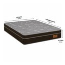 Ver imagem 2 de Colchão Queen Sr Life Silver Molas Ensacadas Espuma D26 158x198x27cm Marrom