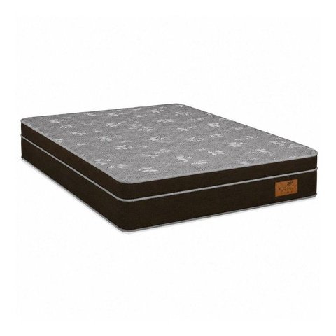 Colchão Queen Sr Life Silver Molas Ensacadas Espuma D26 158x198x27cm Marrom