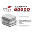 Ver imagem 7 de Colchão Queen Sr Life Silver Molas Ensacadas Espuma D26 158x198x27cm Marrom