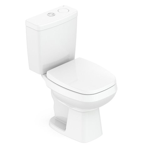 Kit Vaso Sanitário com Caixa Acoplada Smart Clean® Harpic e Assento Soft Close City Celite