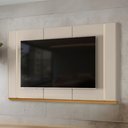 Ver imagem 2 de Painel para Tv 75 Pol com Led 240cm Elysia L05 Tauari Off White Fosco - Lyam Decor