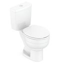 Ver imagem 1 de Kit Vaso Sanitário com Caixa Acoplada e Assento Soft Close Acesso Confort Celite Branco