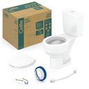 Ver imagem 5 de Kit Vaso Sanitário com Caixa Acoplada e Assento Soft Close Acesso Confort Celite Branco