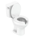 Ver mais imagens de Kit Vaso Sanitário com Caixa Acoplada com Acionamento Lateral e Assento com Abertura Acesso Celite