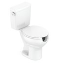 Ver imagem 2 de Kit Vaso Sanitário com Caixa Acoplada com Acionamento Lateral e Assento com Abertura Acesso Celite