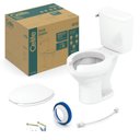 Ver imagem 6 de Kit Vaso Sanitário com Caixa Acoplada com Acionamento Lateral e Assento com Abertura Acesso Celite