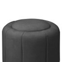 Ver imagem 3 de Puff Redondo Orgânico Resistente Flora 45x45 Bouclê - Sofa Store:bouclê Cinza Grafite