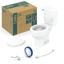 Ver imagem 6 de Kit Vaso Sanitário com Caixa Acoplada com Acionamento Lateral e Assento Soft Close com Abertura Aces