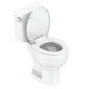 Ver mais imagens de Kit Vaso Sanitário com Caixa Acoplada com Acionamento Lateral e Assento Soft Close com Abertura Aces