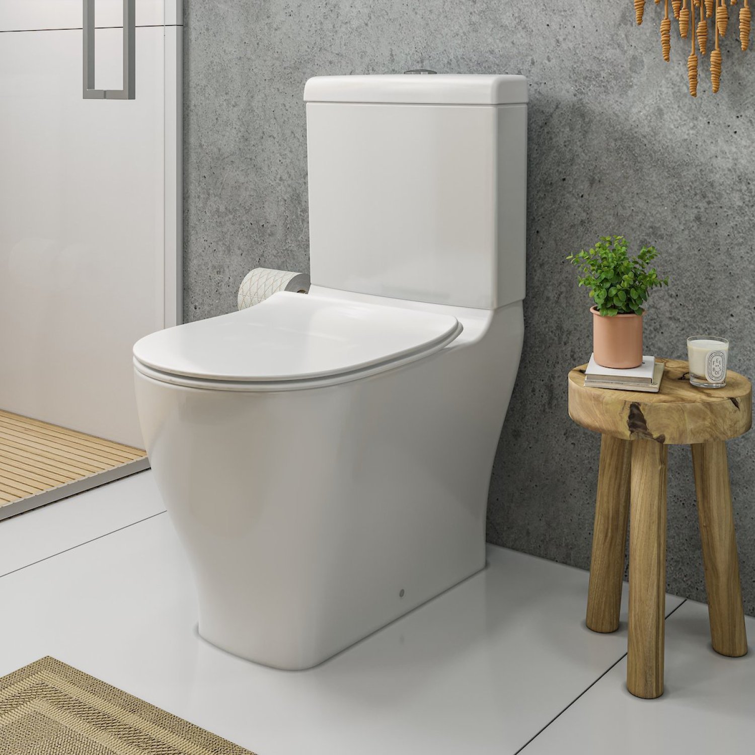 Kit Vaso Sanitário com Caixa Acoplada e Assento Soft Close Slim Celite - 9