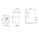 Ver imagem 4 de Kit Vaso Sanitário com Caixa Acoplada e Assento Soft Close Slim Celite