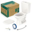 Ver imagem 4 de Kit Vaso Sanitário com Caixa Acoplada e Assento Like Celite Bege/Pergamon Brilhante