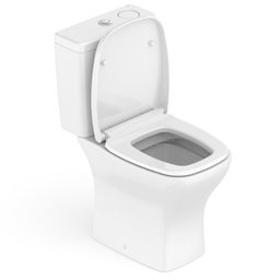 Kit Vaso Sanitário Rimless com Caixa Acoplada Smart Clean® Harpic e Assento Soft Close Vip Celite - 9