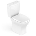 Ver imagem 1 de Kit Vaso Sanitário Rimless com Caixa Acoplada Smart Clean® Harpic e Assento Soft Close Vip Celite Branco