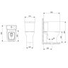 Kit Vaso Sanitário Rimless com Caixa Acoplada Smart Clean® Harpic e Assento Soft Close Vip Celite - 8
