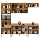 Ver imagem 4 de Cozinha Modulada Plena 5 Peças Cinamon Nude Prime Tx - Demóbile