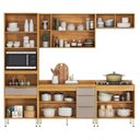 Ver imagem 3 de Cozinha Modulada Plena 5 Peças Cinamon Nude Prime Tx - Demóbile