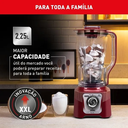 Ver imagem 4 de Liquidificador Power Max Carmim Xxl 1200w 220v Ln55w5b2 Ln86