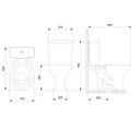 Ver imagem 5 de Kit Vaso Sanitário com Caixa Acoplada e Assento Saveiro Celite Branco/Brilhante