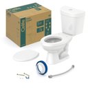 Ver imagem 4 de Kit Vaso Sanitário Infantil com Caixa Acoplada e Assento Kids Celite Branco