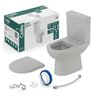Kit Vaso Sanitário com Caixa Acoplada e Assento Soft Close Smart Celite - 5