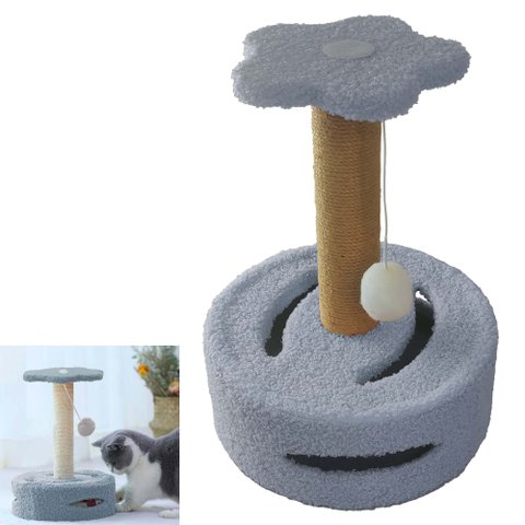 Arranhador para Gatos Bola Brincadeira Arranhar Brincar Pet Shop Sisal Interativo Descanso Escala Ma