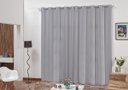 Ver imagem 1 de cortina sala quarto em tecido microfibra cinza 2,00x1,80