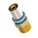 Ver imagem 2 de Conector Macho para Água 20mm X 3/4 - Lbp Prensar Emmeti