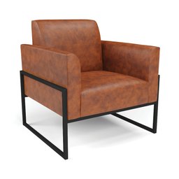 Sofá Namoradeira com 2 Poltronas Base Industrial Alta Preto Marisa Corano D03 - D'rossi Drossi Nozes - 4