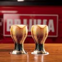 Ver imagem 2 de Jogo de 6 Copos Cerveja Brahma Vidro 430ml Transparente Restaurante Bar Kit Black