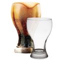 Ver imagem 5 de Jogo de 6 Copos Cerveja Brahma Vidro 430ml Transparente Restaurante Bar Kit Black