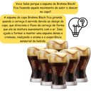 Ver imagem 4 de Jogo de 6 Copos Cerveja Brahma Vidro 430ml Transparente Restaurante Bar Kit Black
