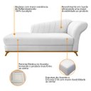 Ver imagem 6 de Kit Diva Recamier Vanessa 140cm Lado Esquerdo e 02 Poltronas Laura Suede - Doce Sonho Móveis RECAMIE