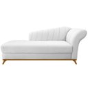 Ver imagem 2 de Kit Diva Recamier Vanessa 140cm Lado Esquerdo e 02 Poltronas Laura Suede - Doce Sonho Móveis RECAMIE