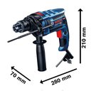 Ver imagem 6 de Furadeira de Impacto 1/2 Pol Gsb16re 850w Bosch + Acess 110v