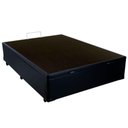 Ver imagem 2 de Cama Box Baú Viúva Loja Xerife Sintético Preto 41x128x188