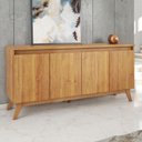 Ver imagem 1 de Buffet Aparador para Sala de Jantar 4 Portas Eifel Marrom/Mel